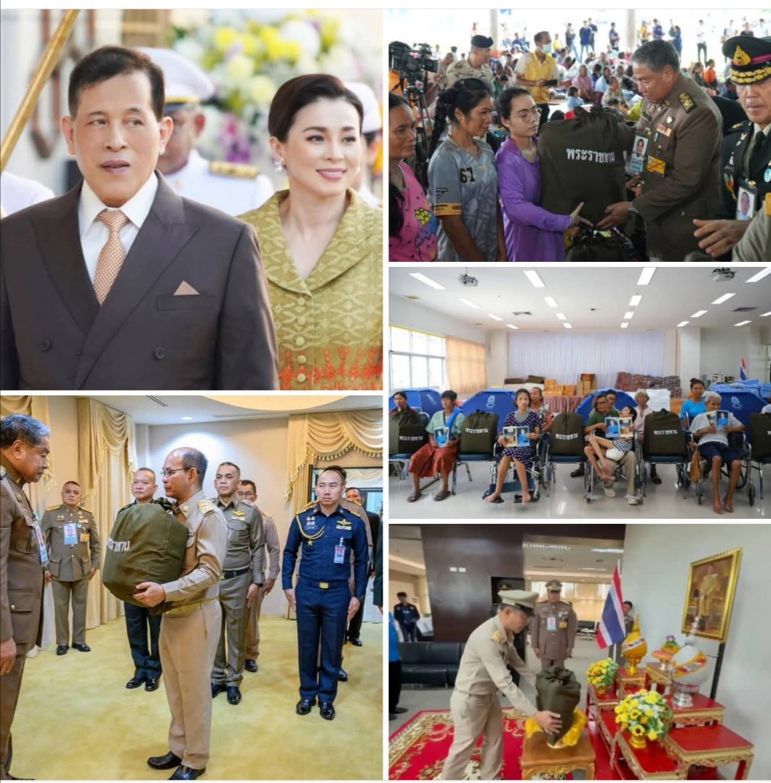 Shi_147's tweet image. ✨🟡🟣๒๖กค.๖​๘​ ในหลวง​และ​พระราชินี​ โปรดเกล้า​ฯ​ให้​องคมนตรี​ เชิญ​สิ่งของ​ไป​มอบให้​แก่​เจ้าหน้าที่​ ราษฎร์​ที่​ได้รับ​บาดเจ็บ​ และได้รับผลกระทบ​จาก​ความไม่สงบในพื้นที่จังหวัดชายแดนไทย-กัมพูชา ณ จ.ศรีสะเกษ​ สุรินทร์​ อุบลราชธานี​ และบุรีรัมย์​
#เรารักสถาบันพระมหากษัตริย์