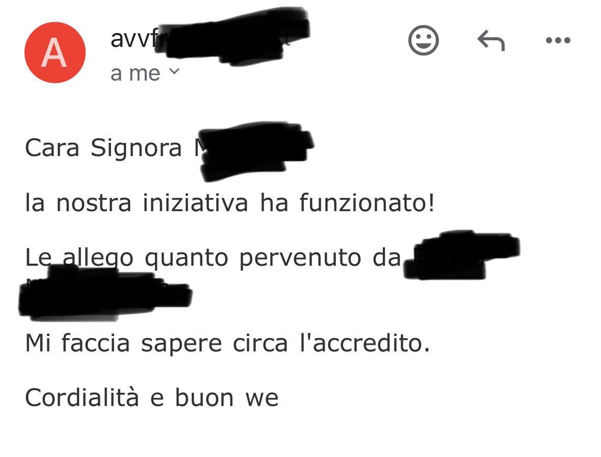 Comunque c’è qualcuno che non fiata più, ma che non confesserà mai di aver contribuito, in via stragiudiziale (sono dei codardi, alla fine) a togliermi qualche sfizio senza pesare sull’economia familiare. 
Aveva esagerato.