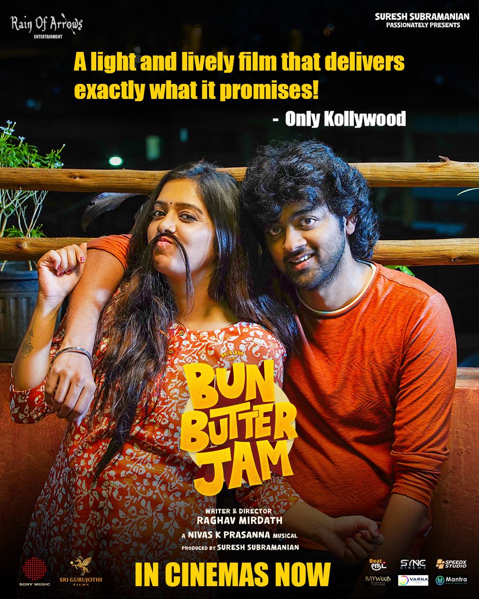 iamrajesh_pov's tweet image. A simple Film Which Reach Many Hearts..
#BunButterJam Running Now In Cinemas...