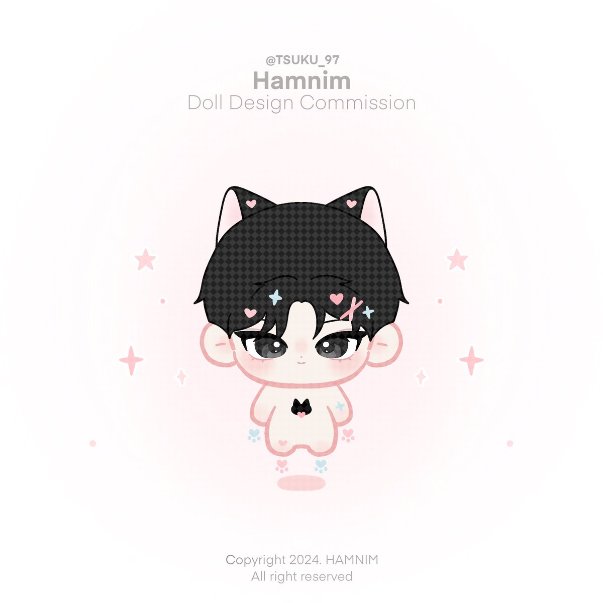 TSUKU_97's tweet image. =͟͟͞͞➳❥ 𝑪𝒉𝒂𝒓𝒂𝒄𝒕𝒆𝒓 娃娃 —˚₊·
﹝엔ㅅ티 ㅇ시 ㄹ쿠 ﹞
⋰˚✩
✩ 속성 #인형도안 ✩
!⃝ 인형 도안 커미션 작업물이며, 복사 및 재배포를 금지합니다
#햄님도안