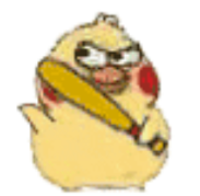 largelyingmodel's tweet photo. I just found this wechat super viral sticker called 小黄鸡. 

It's one of the most popular wechat stickers used and i found on the website this.      

A ChickenWifBat.   

Considering the bat, this can only be on bonk      

Check yourself: https://t.co/prMOSWEe3r https://t.co/bXmxIjgE0h
