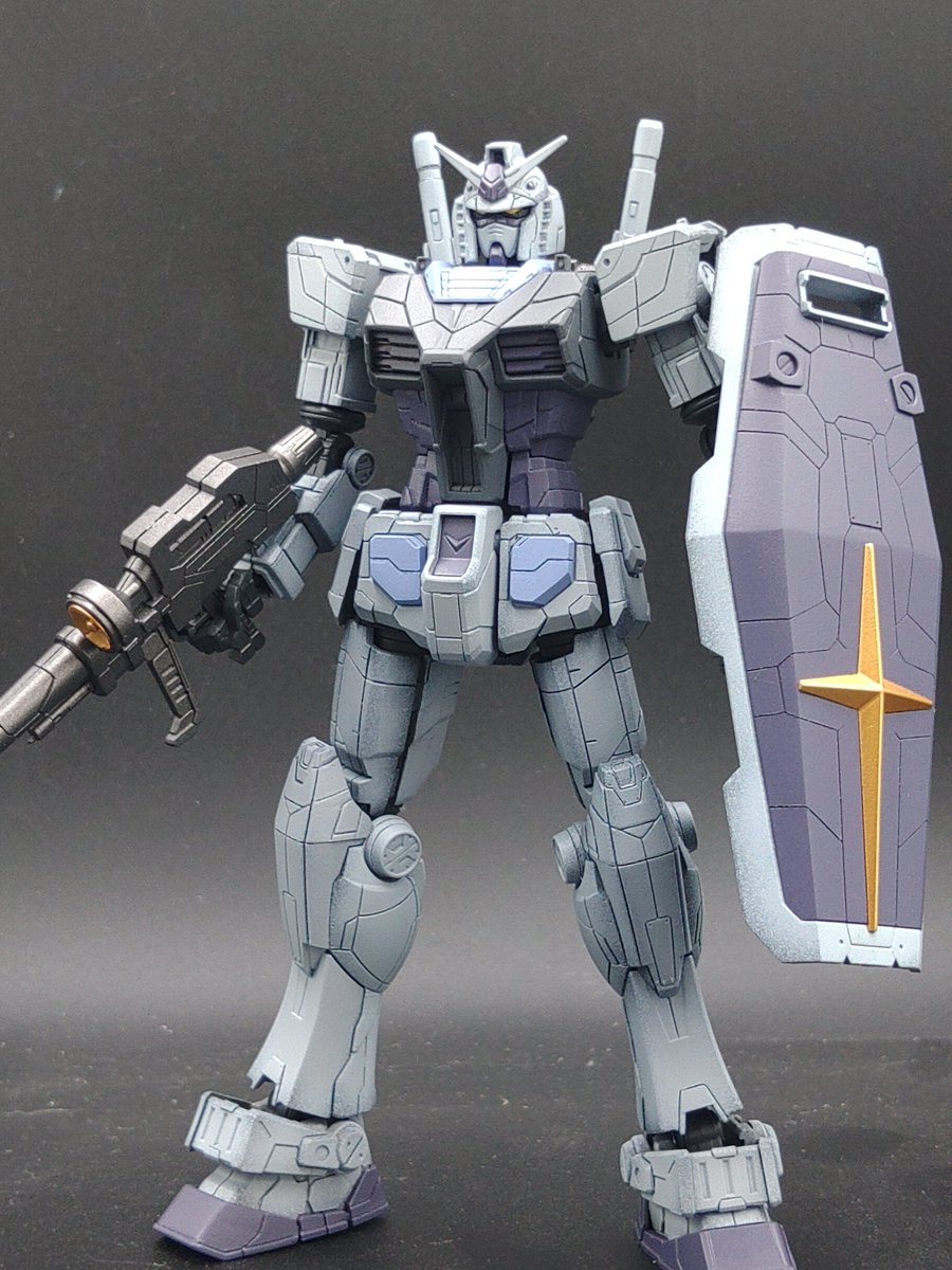 GuP66183008's tweet image. 表面処理スジボリ→ヘヴィメカサフ→ベース塗装→スミ入れ

立派になったね