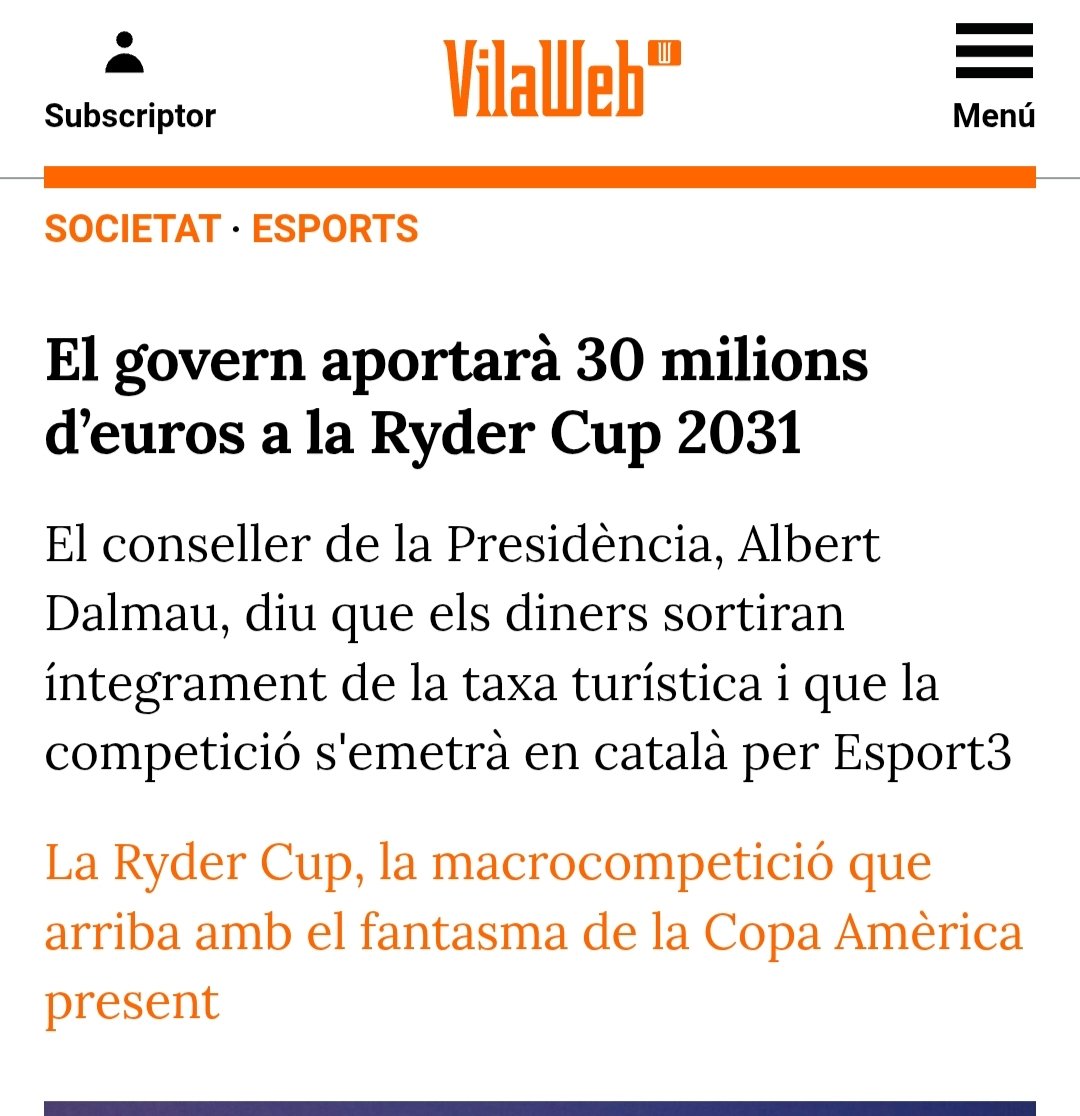 jm_clavero's tweet image. Després dels 50 M dels Comuns a la Copa Amèrica, ara ens arriben els 30 M del PSOE a la Ryder Cup.
Amb les esquerres espanyoles treballant per als grans capitals, què pot sortir malament?