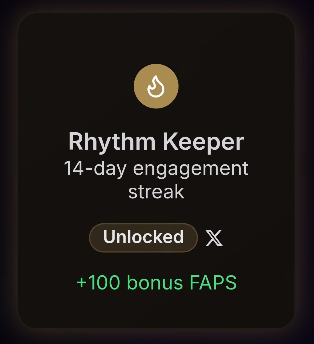 SayemChowd33356's tweet image. Just hit a 14-day streak and unlocked the Rhythm Keeper badge on @FractionAI_xyz 🔥

Consistency pays off — got that sweet +100 bonus FAPS 💰
#GrindMode #RhythmKeeper #StreakLife #BonusUnlocked #fractionai_xyz #FractionAl #FAPS #fraction_ai