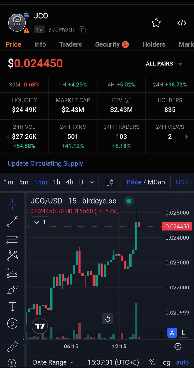 I don't buy $JCO for the thrill of it.
I don't buy $JCO for the upness of it.
I don't buy $JCO for the love of it.

I buy $JCO for the ching-ching of it.

<a href="/MavrixSOL/">Mavrix</a> x <a href="/GambullsCasino/">Gambulls.com</a> 

<a href="/JellyCoNFT/">Jelly Co</a> on Top.