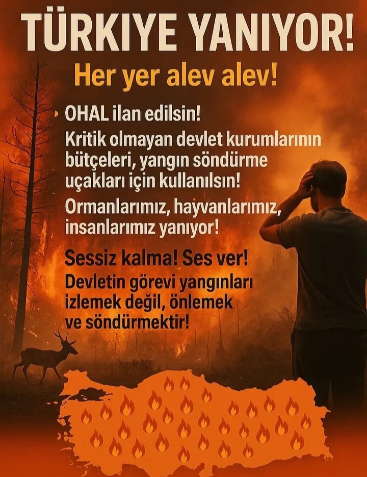 8alisahin8's tweet image. #OHALilanedilsinartık
#TürkiyeYanıyor
#ormanlarimizyanıyor
#ormanyangını
#yeşilvatan
#OHAL
#derhalOHALilanedilsin
#neredebudevlet
#TBMM
#TBMMgöreve
#imdat
#başkatürkiyeyok
#sabotaj
#BURSAYANIYOR
#yangınvar
#OrmanVatandır
#ormanyangınları
#yanginyeri #yangınfaciası
#😱