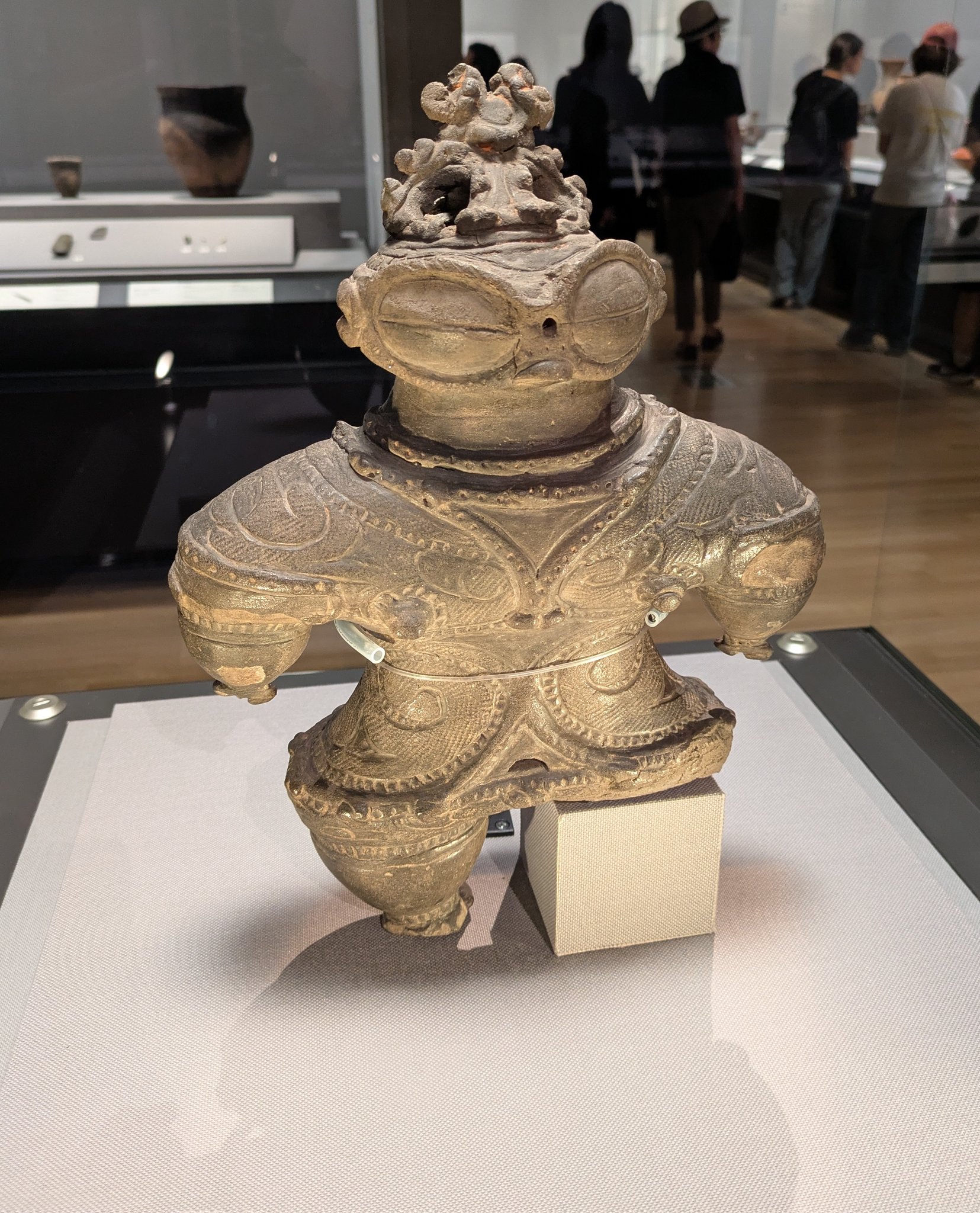 土偶 ペーパーウェイト 3D クリスタル【遮光器土偶】 | ガラス・陶器