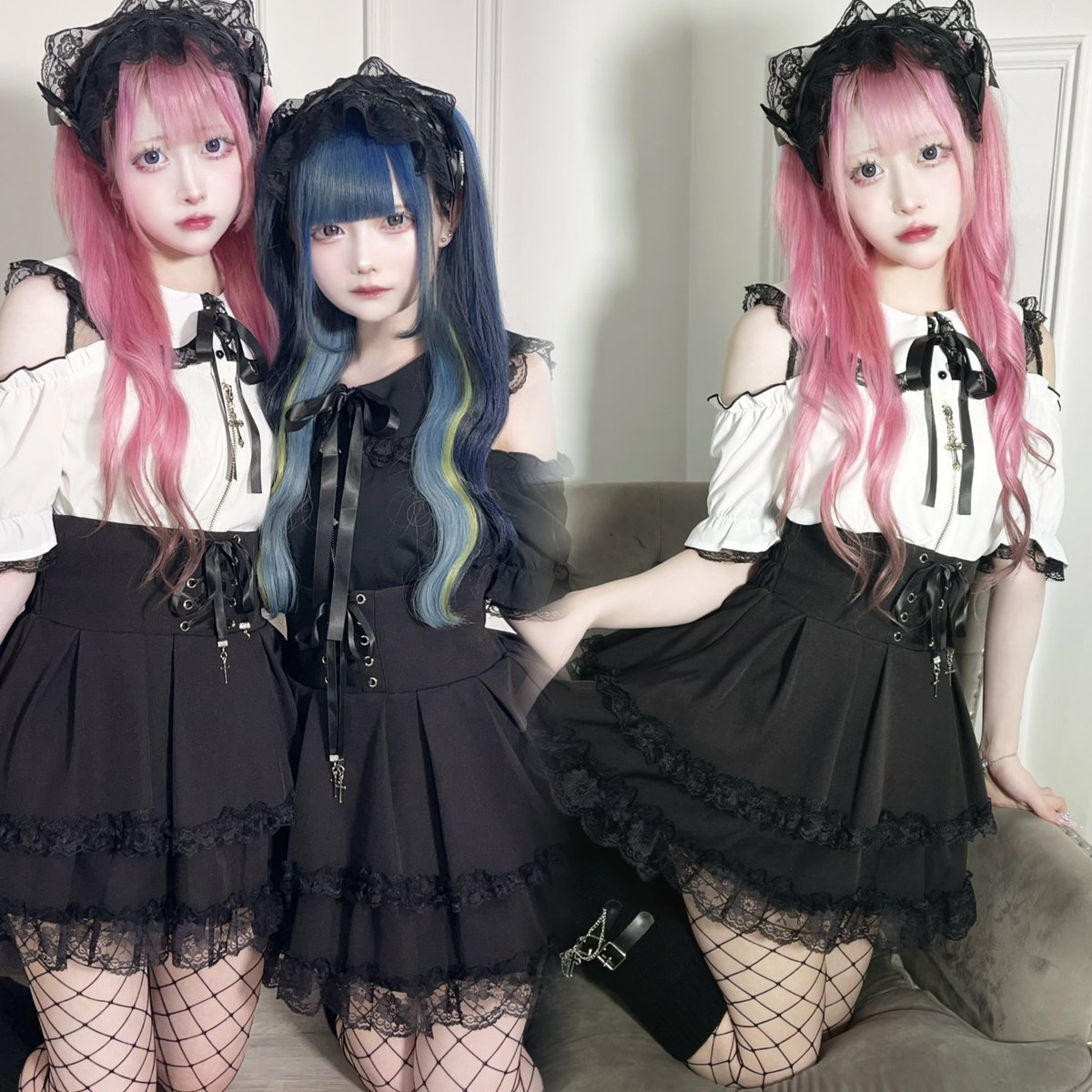 mars_amoebamars's tweet image. ダークガーリーな地雷系ならこれ🐈⬛⛓️
.
地雷系マストアイテム🖤
クロスチャームが揺れる特別なブラウス⋆⸜♱⸝⋆
地雷=強いだけじゃない🖤
ふんわり袖とレースを施した丸襟の絶妙バランスが可愛さと個性を両立🪽🖤
MARS人気の地雷ブラウス、チェックしてね🦇💭
.
🛒 lilimpark.jp/shopdetail/000…