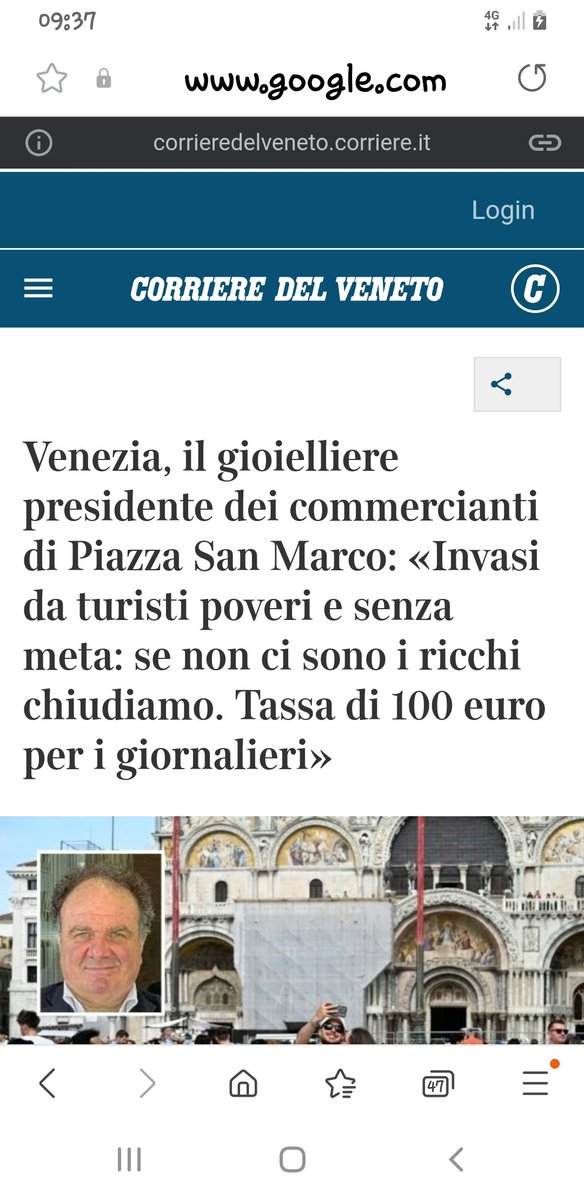 Qua_Agatha's tweet image. Se oggi non sapete dove andare ma siete dei poveracci, con tre soldi in tasca e le pezze al cu"o, se girate con lo zaino borsa frigo per risparmiare, PER FAVORE non andate a #Venezia che infastidite certi... andate là solo per sporcare, NON È PER VOI
#overtourism
#BuonaDomenica