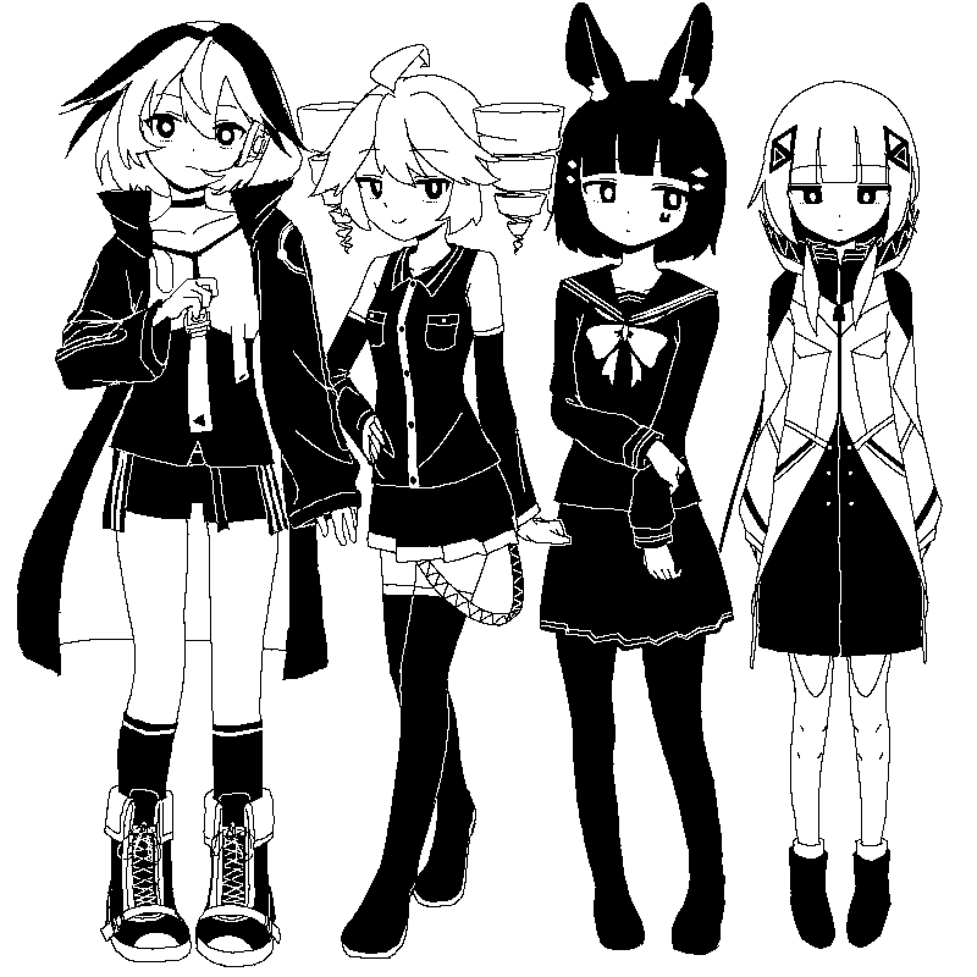 黒うさぎさん2001 オリジナルキャラクタ 湊川あまは 岡山FE ガレージキット 黒うさぎさん2001 オリジナルキャラクタ 湊川あまは 岡山FE