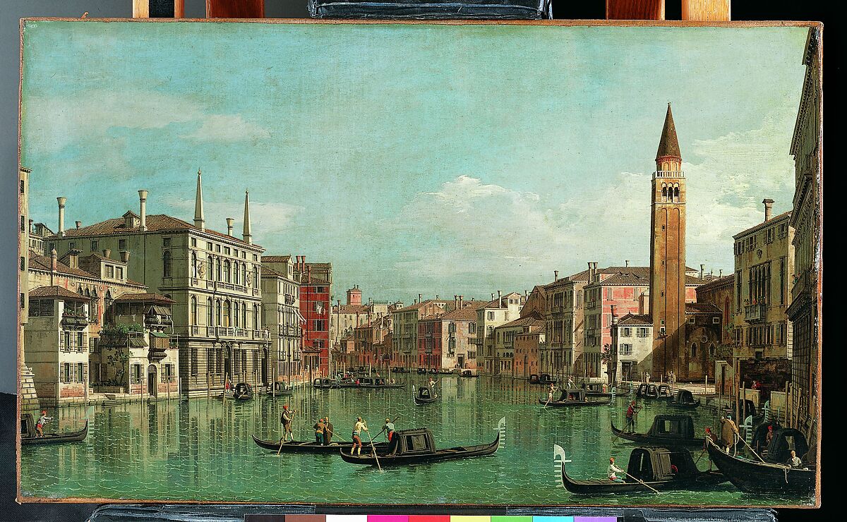 pantomathwar's tweet image. Canaletto,The Grand Canal, Venice, Looking Southeast, with the Campo della Carità to the Right,1730s,