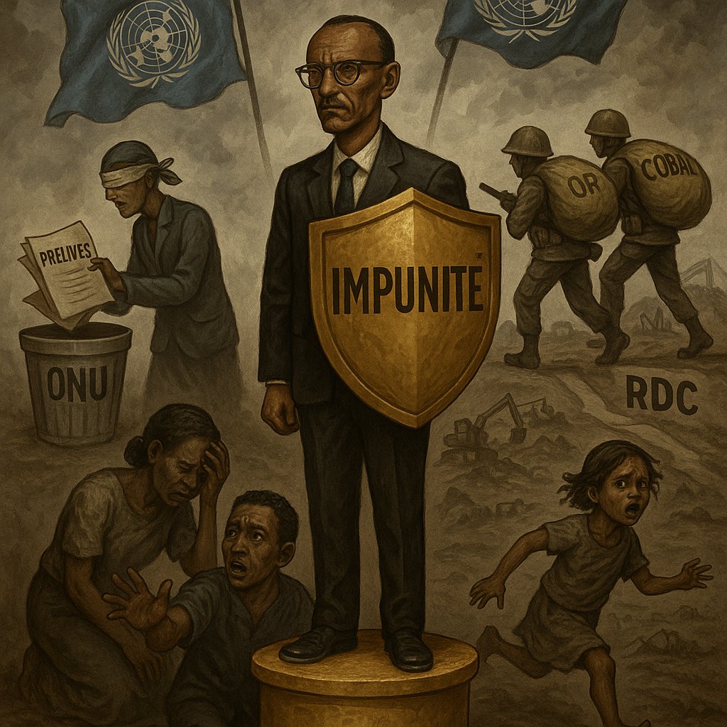 #RGLA : #PaulKagame et son régime continuent de bénéficier d'un privilège d’Impunité malgré les preuves accablantes fournies par des différentes organisations des #Nations_Unies sur les violations des droits humains au #Rwanda et en #RDC, sans oublier l’agression contre la RDC et