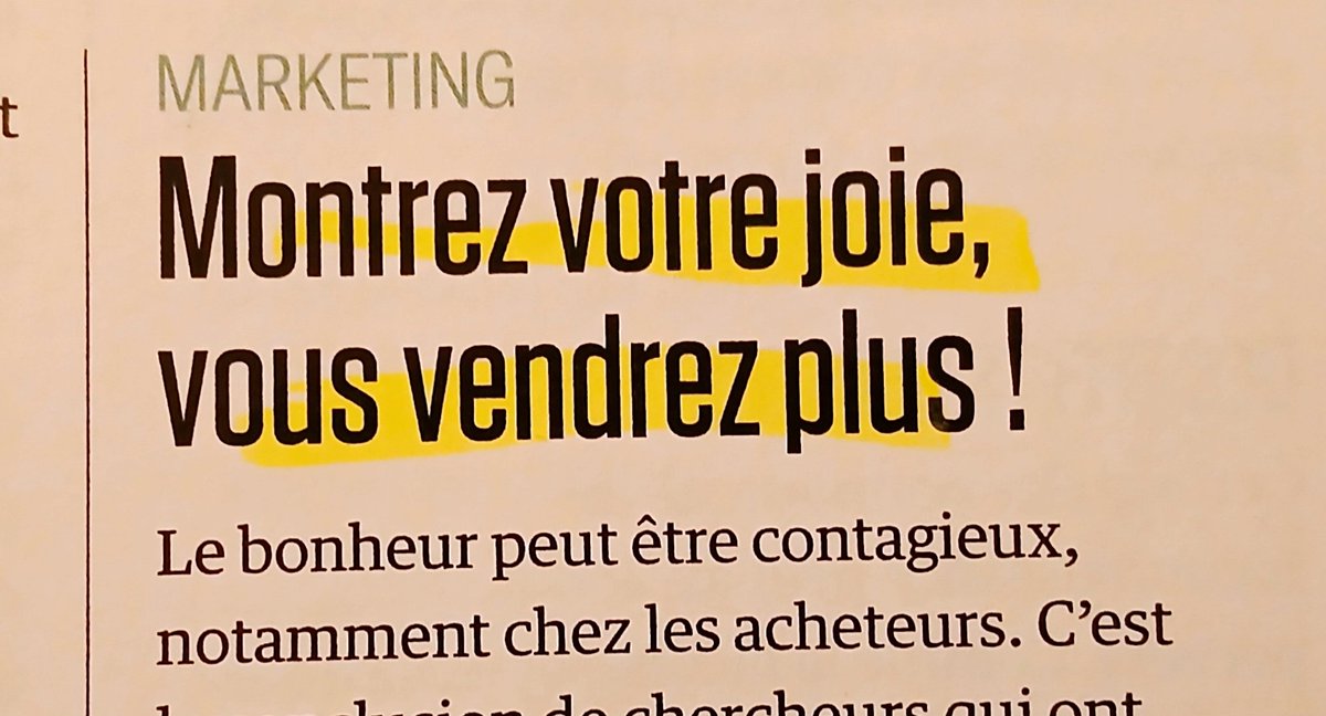 La revue Harvard Business Review est magique et répond à toutes mes préoccupations d'humain.
