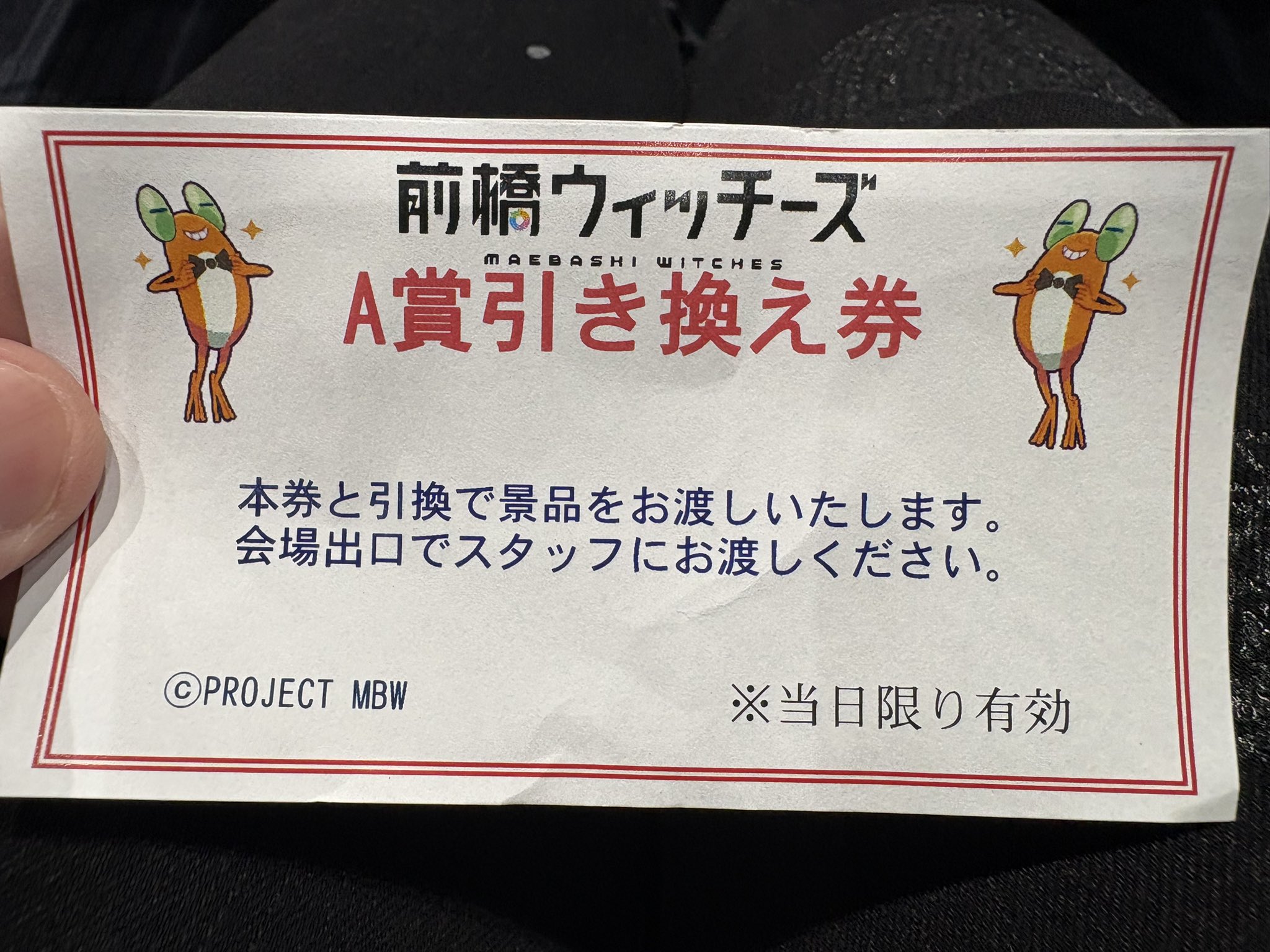 前橋ウィッチーズ　サイン入りポスター