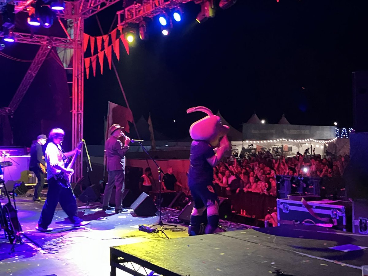 shrimp_sammy's tweet image. Morning shrimpers last night I was invited on stage at lazy days festival by pete doherty to perform with him on his healing set. Absolutely buzzing, did you see me? I had a great day yesterday meeting so many people.
Sammy back stage, festival life, buzzing.