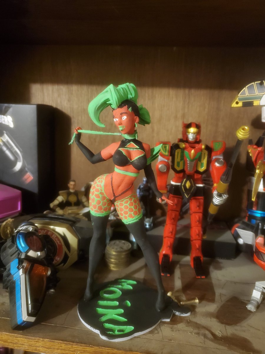 Maximus34Nsfw's tweet photo. Just finished painting my statue of @moikaloop 's girl Moika in her original animation outfit.
I know it looks a little rough but I'm glad I managed to finish it. May still do a few touch ups later. When I finished, my eyes were sore an blurry lol.
#3DPrinting #moikaloop https://t.co/UUwbnDdKnw