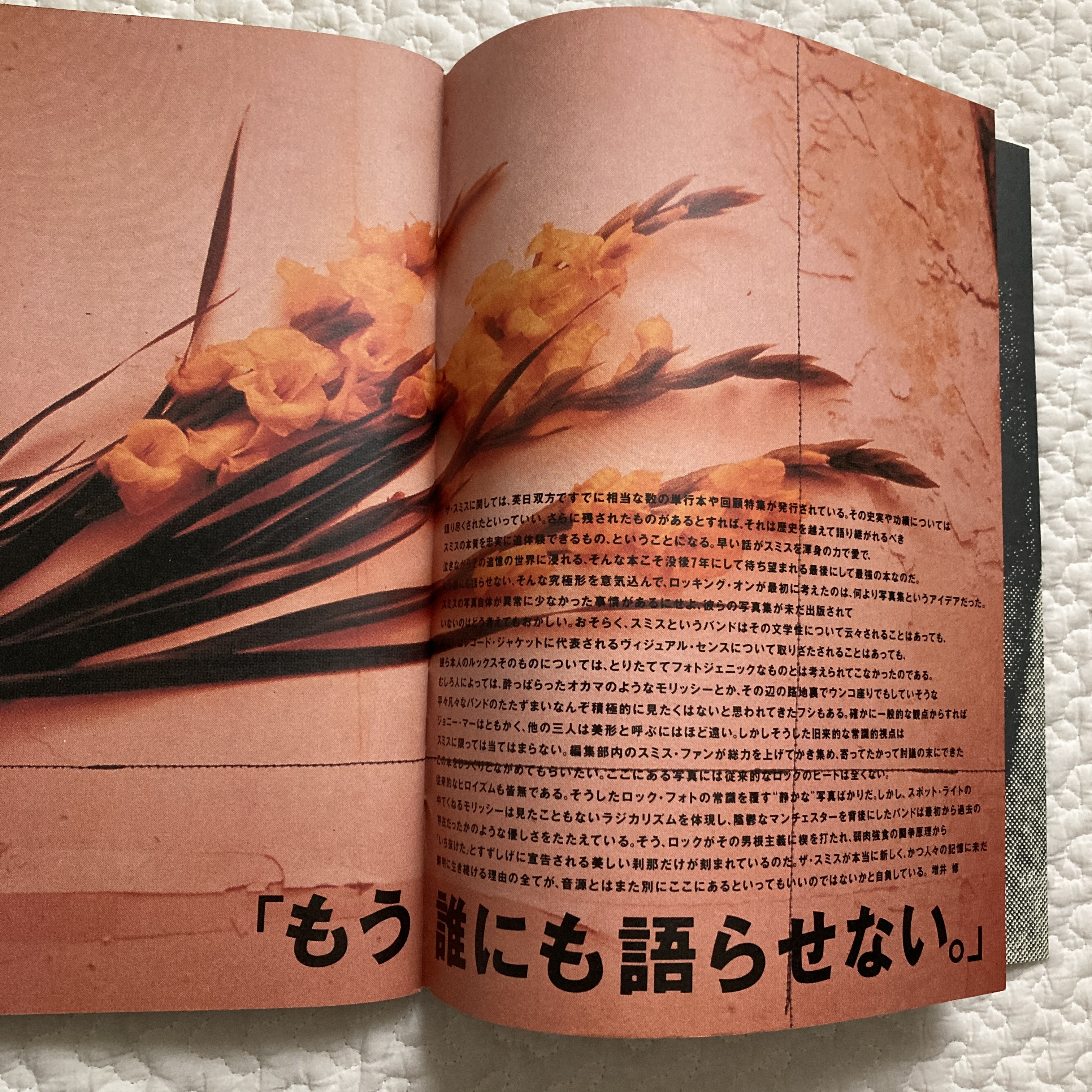 The Smiths 写真集 もう誰にも語らせない 初版本 カラー写真付き