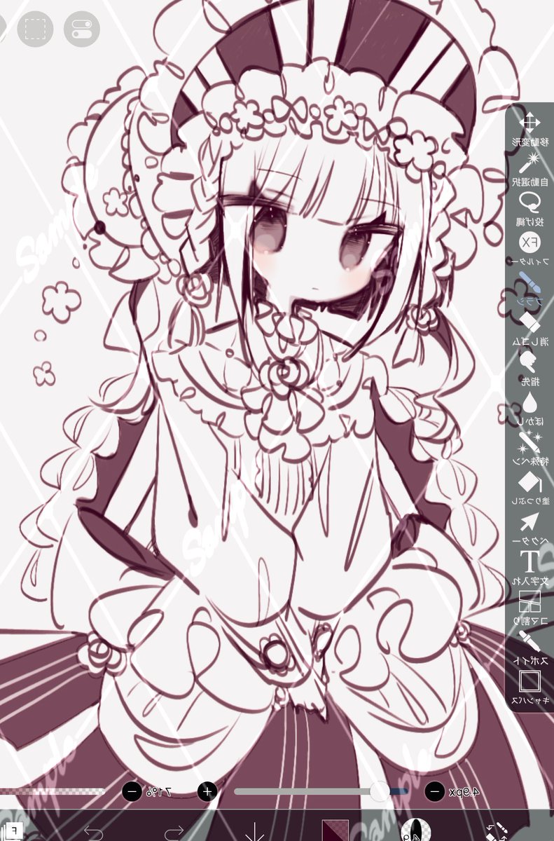 7qDappi_zizii's tweet image. wip🥀