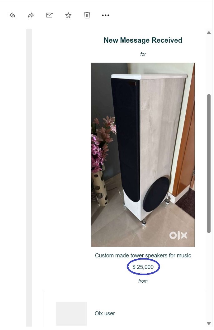 It's sad that OLX India <a href="/OLX_India/">OLX India</a> still does not get the currency right in the messages...