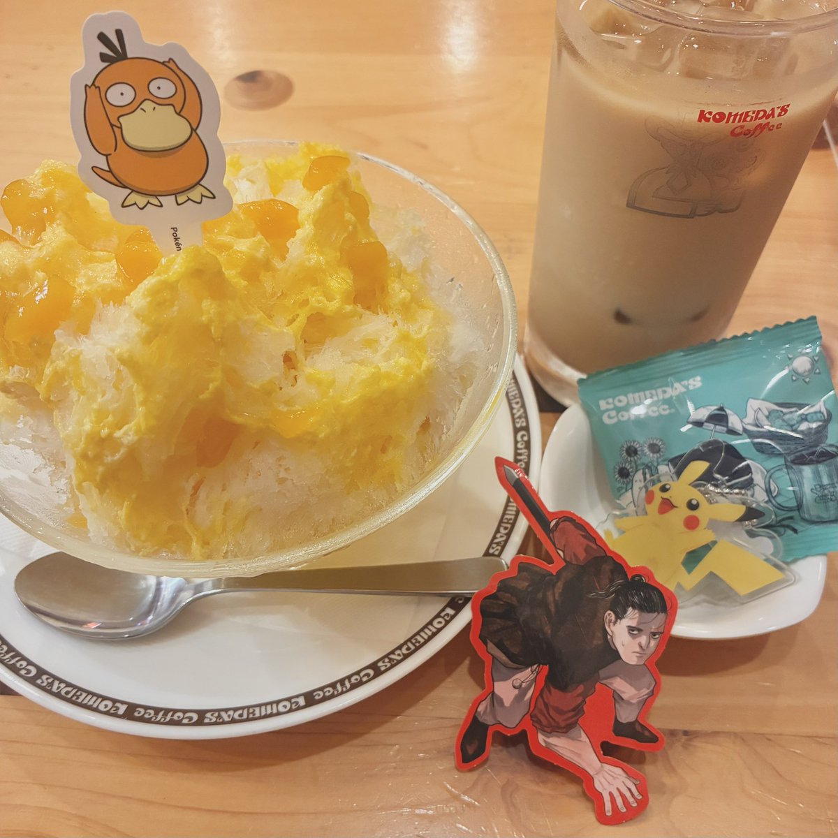 _______mrm's tweet image. オクg君、コ夕&quot;ックのマンゴ〜ミルク氷だ