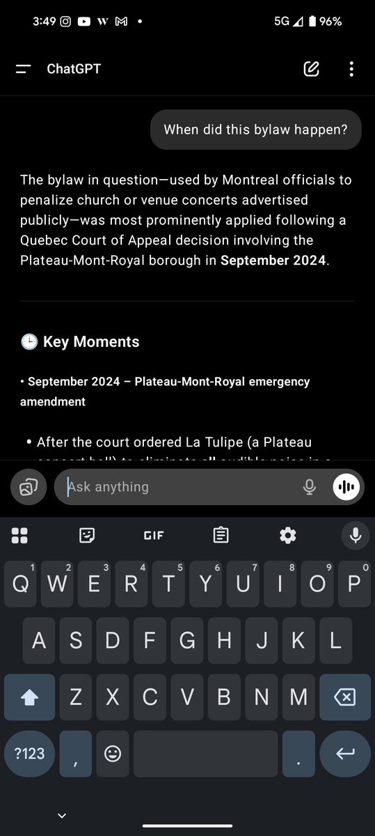 So apparently you need a permit to worship God by singing in church in Montreal. And it all stems down to a bylaw related to a decibel limitation.  Seems like more government overreach to me.