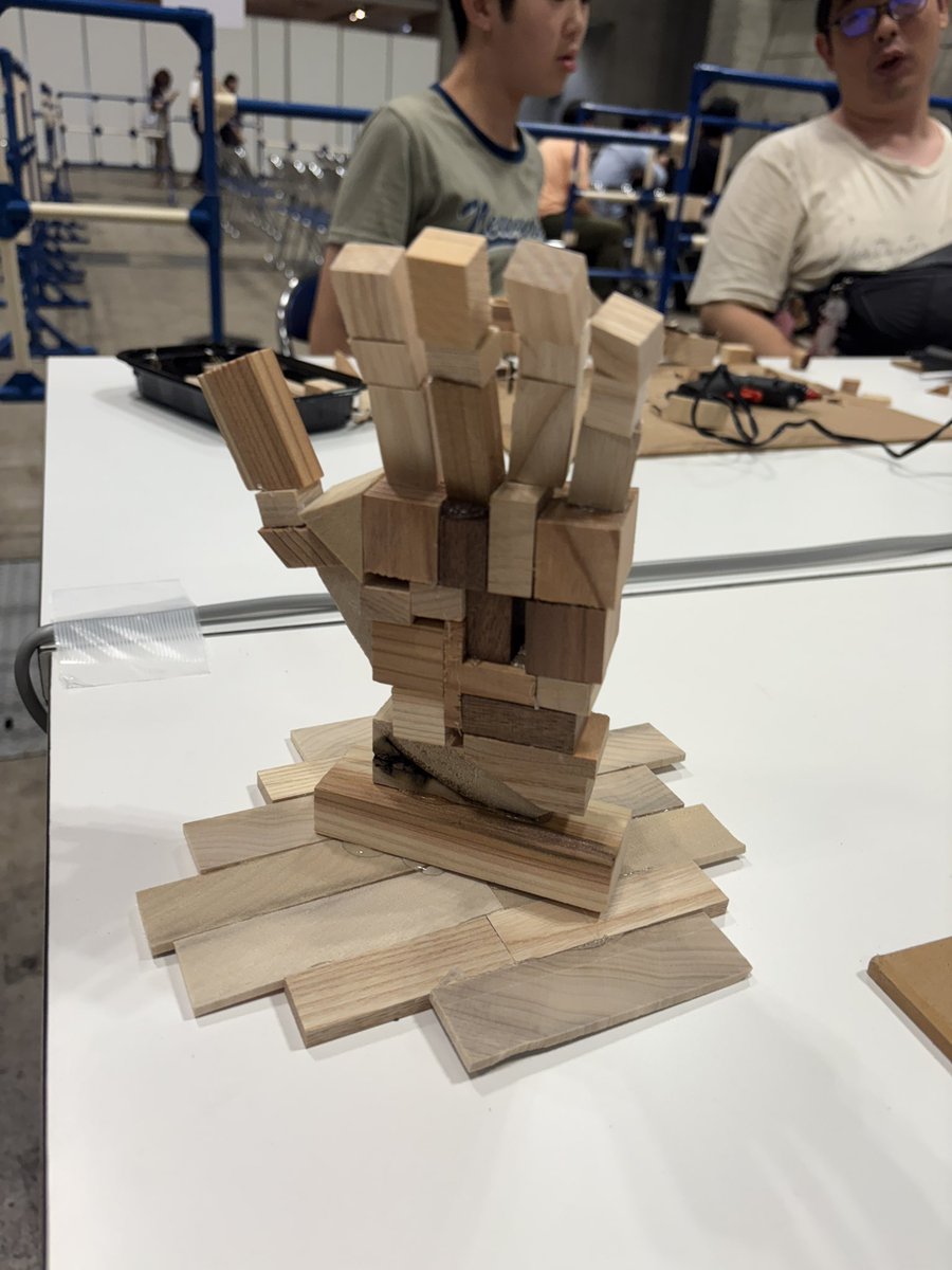 scrapanimal's tweet image. ワンフェスでワークショップやりました！
ここに来る皆さんはやはりすごいの作っていく人多かったです😂