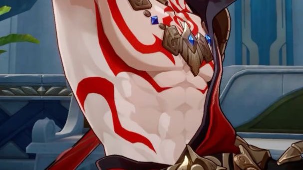 timely_phaidei's tweet image. i get why phainon loves praising mydei’s body like