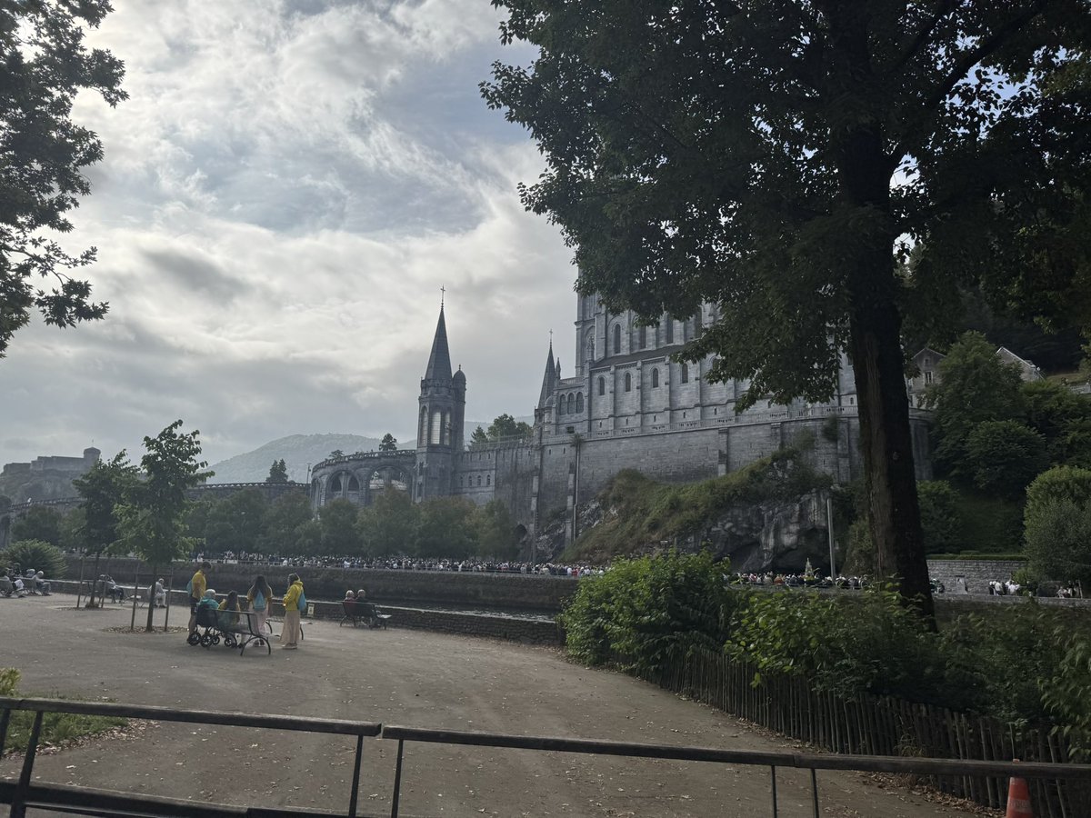Some of our parishioners enjoyed Mass at the Grotto this morning as part of the Liverpool Archdiocesan Pilgrimage to Lourdes, which was presided over by Archbishop John Sherrington.