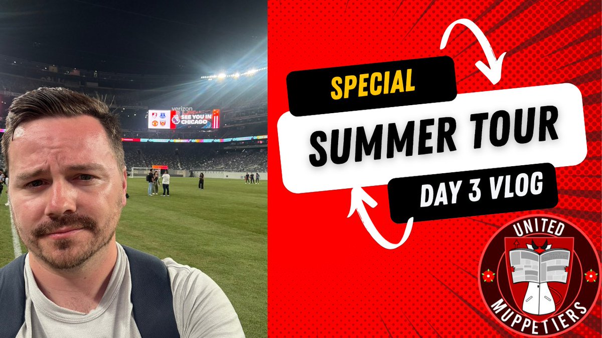 Muppetiers's tweet image. Summer Vlog Day 3 - Traveling to the Meadowlands for the PL summer series game 1. A positive performance from United's first team. From the game, from the stands, thoughts before during and after, and what United still need to do. Have a watch...
youtu.be/GMwQYS_yl7I
