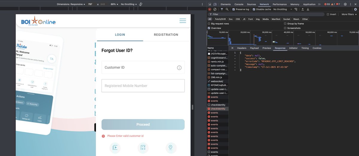 ChiragBulchand7's tweet image. BOI getting its OTP limit reached 😂😂 
#boi #Banking #webdevelpment