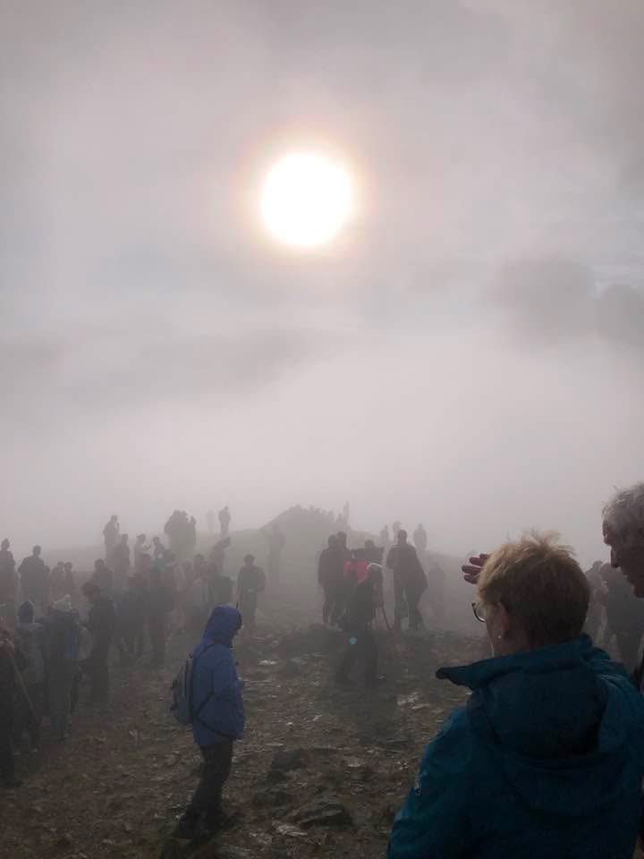 frpaddybyrne's tweet photo. Photo taken by a pilgrim climbing on #reeksunday https://t.co/DbPZn0XSXv