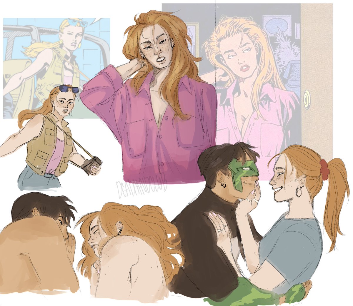 DEADMAIDCLUB's tweet image. tumblr requests (maya fey &amp;amp; alex dewitt)