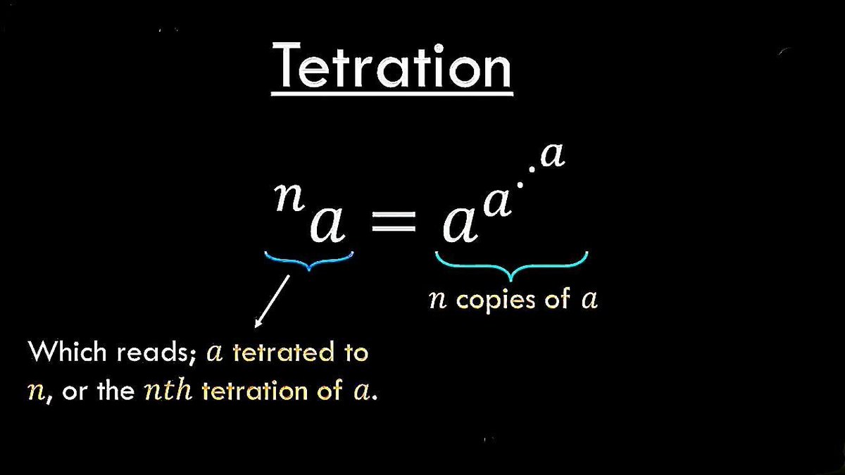 ZahlenRMD's tweet image. Tetration 

#sharingisthenewlearning