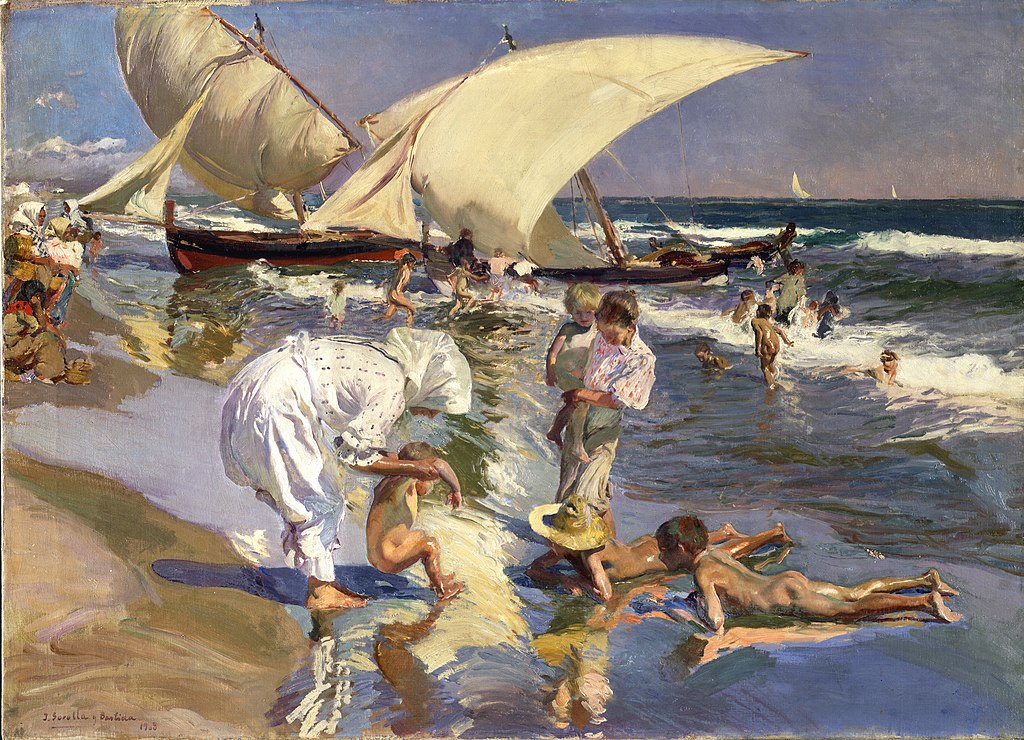 ManuelaDora's tweet image. "Beach of Valencia by morning light" by Joaquin Sorolla, 1908.
@ZanelliNadia @BaroneZaza70 @karmendida @neblaruz @ampomata @BrindusaB1 @DavLucia @LunaLeso @augustin_gut @smarucci461 @valerioLivia @AlessandraCicc6 @YiannisArvanit2 @svetlana_soroka @DEOLINDAMA93701 @oppedisanopeppe