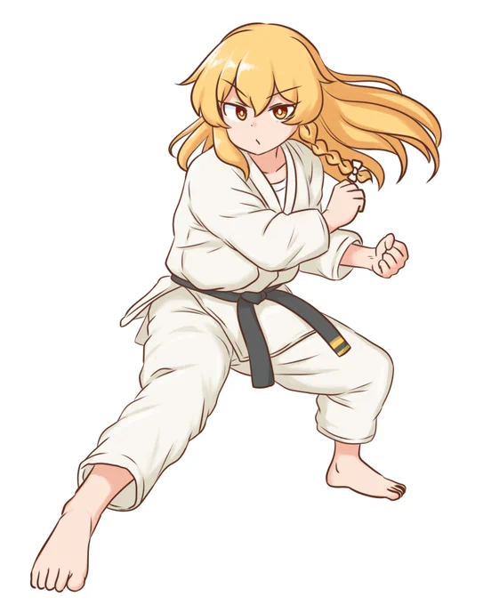 描き直し 道着魔理沙