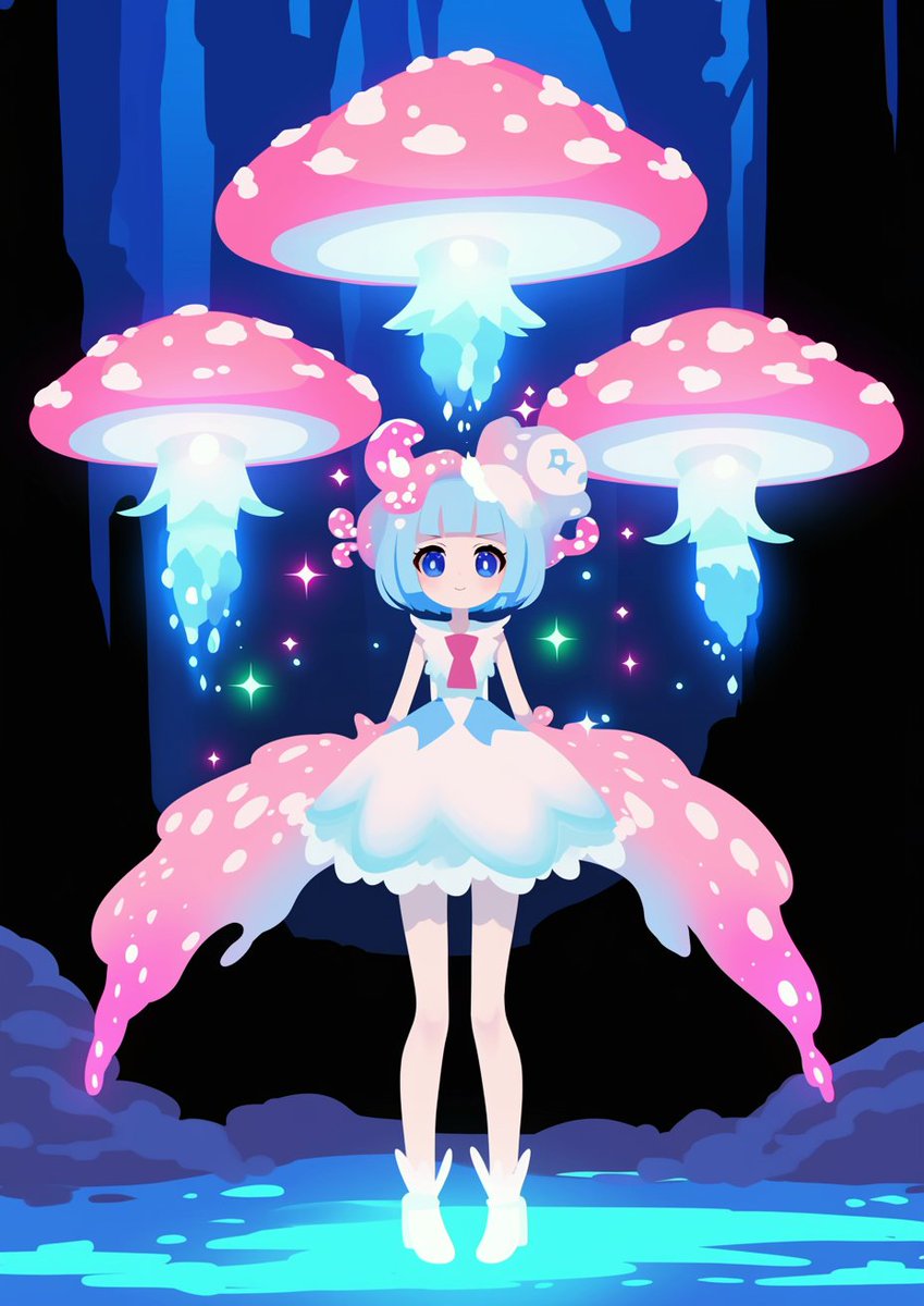 UNIBRACITY's tweet image. #AI童話の世界コンテスト
「星きのこの森」
連想童話
『ヘンゼルとグレーテル』
『眠れる森の美女』