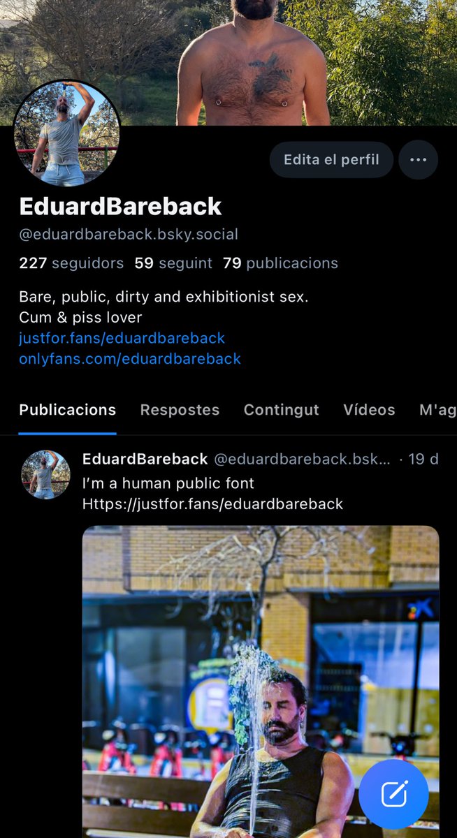 Mi cuenta de bluesky por si quereis siguir viendo mis guarradas

My bluesky account in case I wanted to keep watching my dirty things