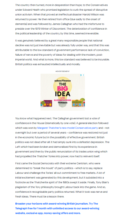 It's true - those of us who lived through the 70's have pretty myuch seen it all before - including the racism and populism under another name

There’s still one way that Britain can awaken from this nightmare