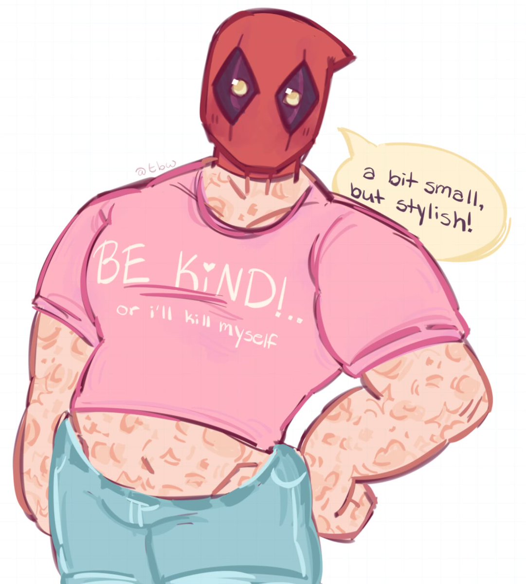 thebestwolvie's tweet image. 3am #deadpool doodle