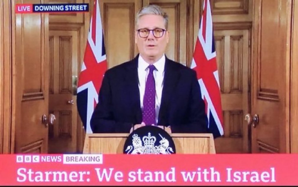 This is how he will be remembered. A man who stood up and defended the actions of a state that had already killed thousands — that was already breaking nearly every foundational article of int law.

Starmer will be tried in The Hague, and sooner than he might think.