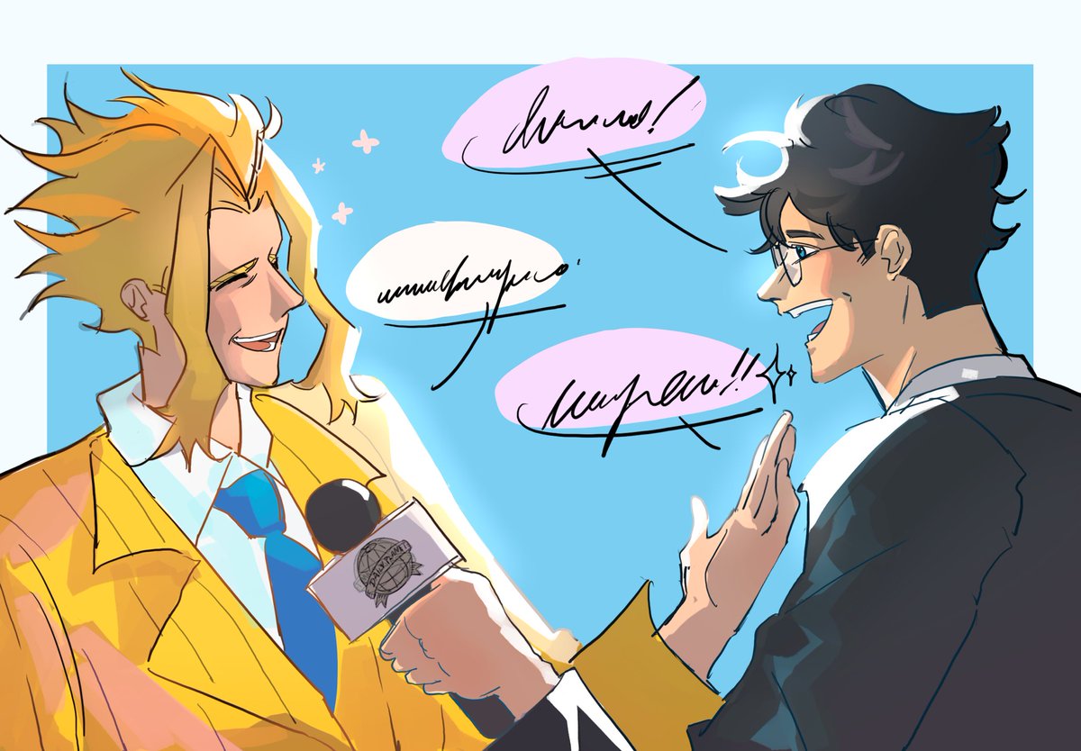 Interview #AllMight #Superman