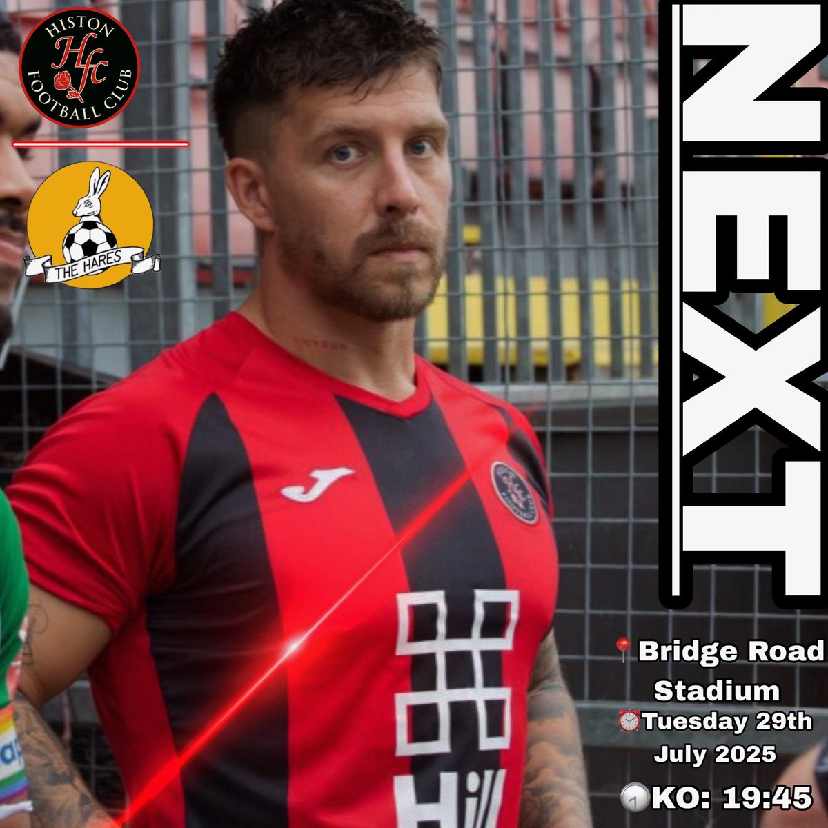 HistonFC's tweet image. Next up for the Stutes is our first home fixture of the league season as we welcome @MarchTownFC to Bridge Road
#stutes🔴⚫️