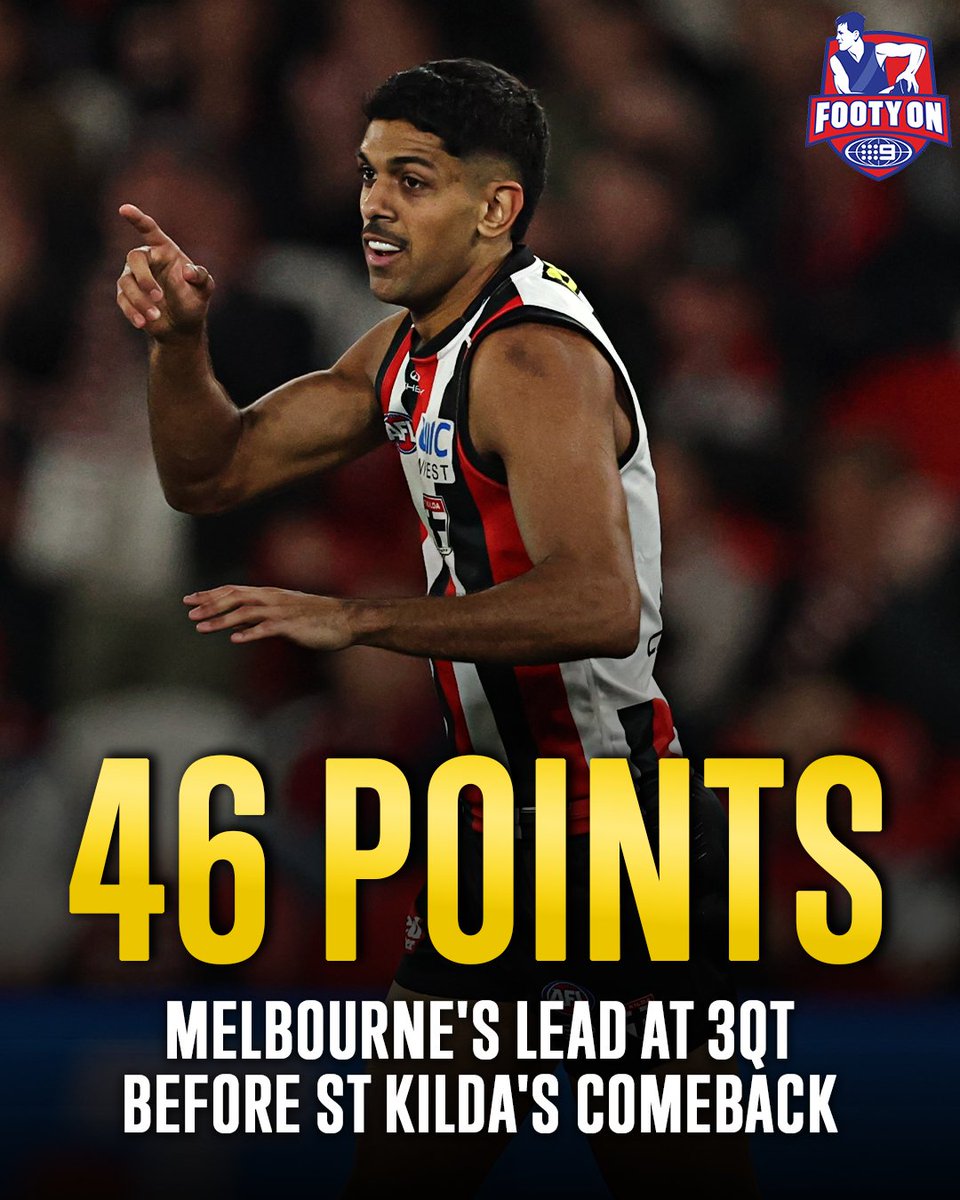 FootyonNine's tweet image. NAS SEALS A COMEBACK WIN FOR THE AGES!!!!
#9WWOS #AFLSaintsDees