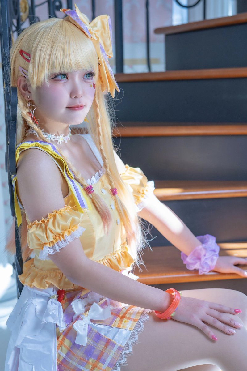 rsn_cos's tweet image. ※コスプレ

アイマス20周年おめでとうございます🎊
　
懐かしい、莉嘉ちゃん✨
