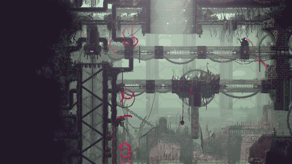 rainworldhourly's tweet image. Modded | Bird Skin | Hanging Gardens