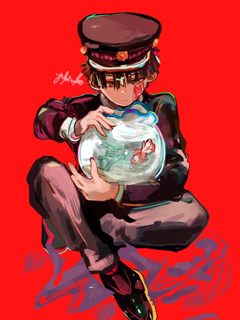 yukinko_0987's tweet image. 地縛少年花子くんより【金魚鉢】

※色味差分