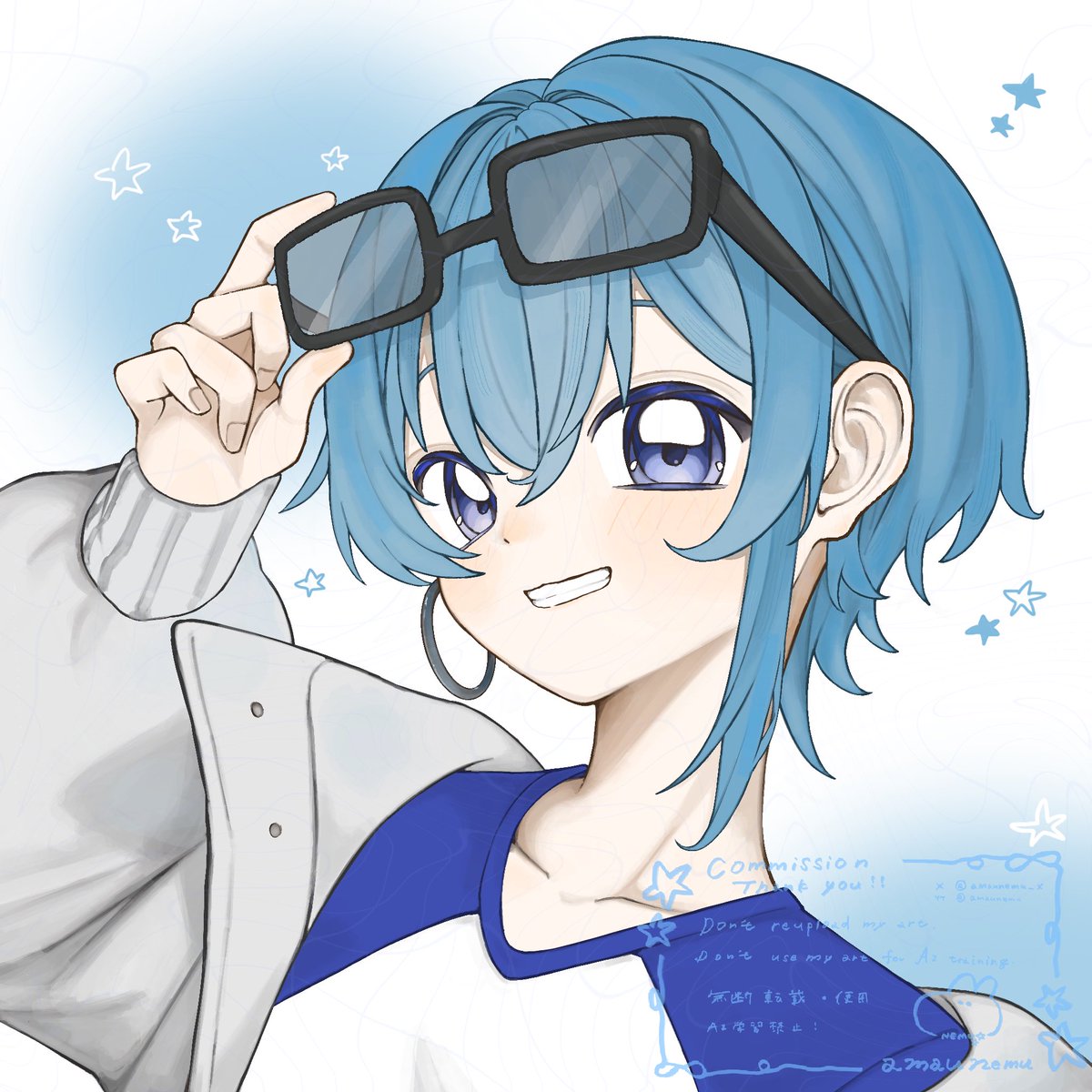 amaunemu_X's tweet image. ［ work ］

アイコンイラストを制作させていただきました🎶

ご依頼ありがとうございました~ .ᐟ