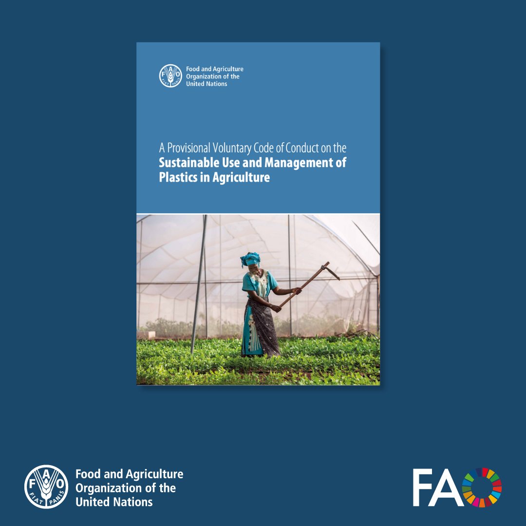 FAOclimate's tweet image. 🌍 The next round of negotiations for a global #PlasticsTreaty starts August 5!
@FAO is ensuring that agriculture and food systems are part of the solution, not left out of the debate.
🌐 Learn more: fao.org/climate-change… #INC52