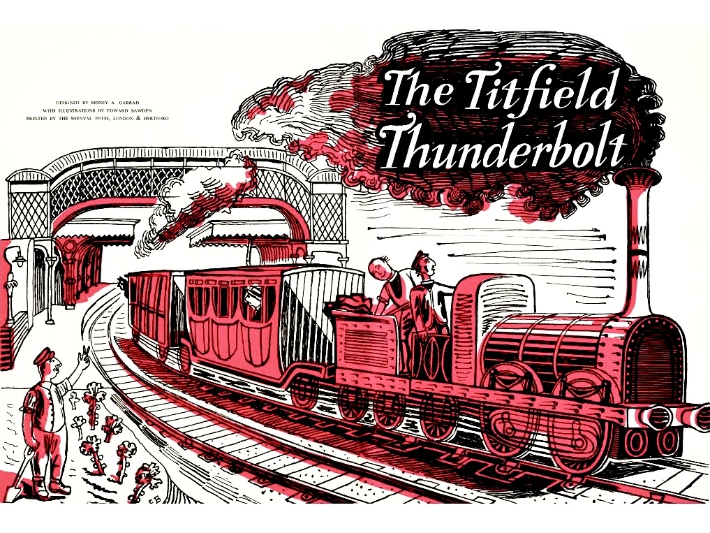We love Edward Bawden's poster and press book designs for Ealing Studios' release of The Titfield Thunderbolt (1953). And we particularly enjoyed the somewhat ambiguous gesture given by the chap in the the station garden... Film showing on Thu 7 Aug, 11am bridport-arts.com/event/the-titf…