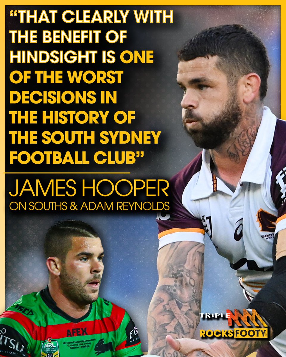 TripleM_NRL's tweet image. Was letting Reynolds walk one of Souths biggest ever blunders? 🤔
LISTEN HERE 👉 brnw.ch/21wUsjO

📷 Getty